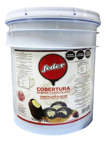 Cobertura De Chocolate Feder 19 Kg