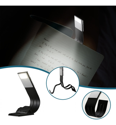Luces De Lectura Tipo S Bookmark Book Light Con Clip Para Li