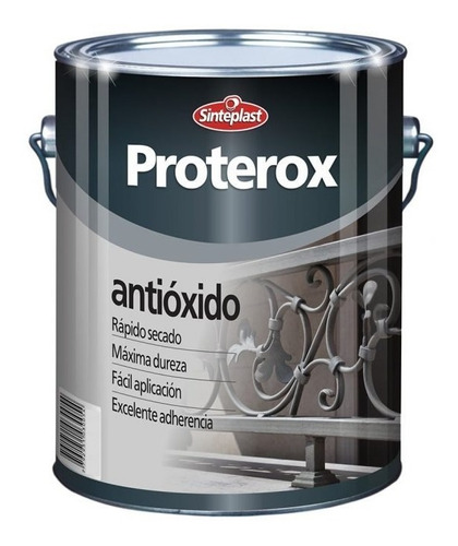 Pintura Antióxido Proterox De Sinteplast X 1 Litro. Pintunet