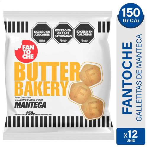 Galletitas Fantoche Bakey Sabor Manteca Dulces X12 01mercado