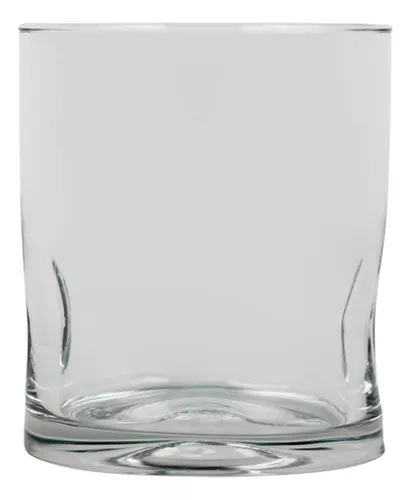 Vaso Cristal Fondo Grueso Pedrada 495ml - 12 piezas - Crisa Crisa 6779