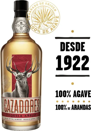 Tequila Cazadores A ejo Goldbottle