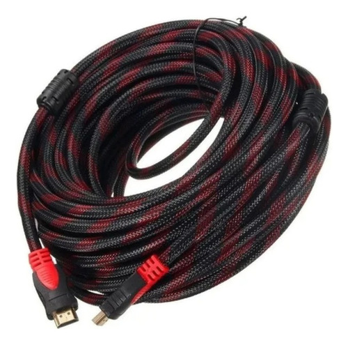 Cable Hdmi 25 Metros V1.4 Enmallado Reforzado