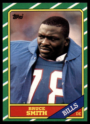 1986 Topps 389 Bruce Smith Casi Mint Rc Rookie Bills