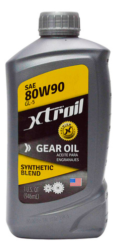 Aceite Xtroil 80w-90 Gl-5 Litro Transmicion Diferencial