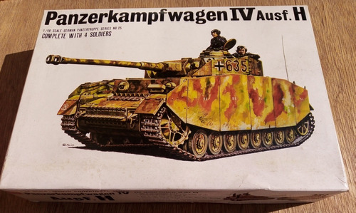 Panzer Kampfwagen Iv Ausf. H Escala 1/48 Marca Bandai