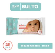 Comprar Toallitas Humedas De Bebe, Caja De 12 Paquetes De 25 Unid