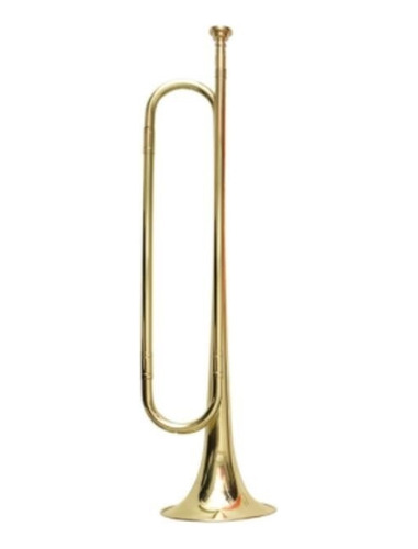 Cuerno De Trompeta Mini Bugle De Latón Dorado Para De Banda