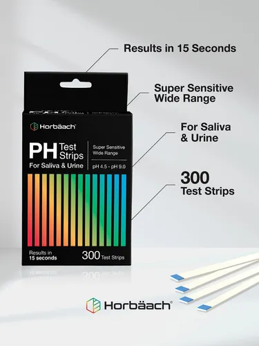 Tiras De Prueba De Ph Horbaach Para Análisis De Orina Y Sali