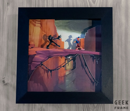 Heart Of Darkness- Cuadro Diorama 3d - Ps1 - Geek Frame