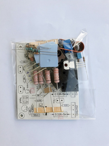 Kit Placa + Componentes Para Montar Amplificador 200w Rms