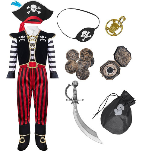Spooktacular Creations Halloween Niño Niño Pirata Disfraz De