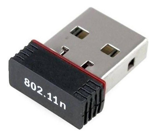 Placa De Red Wifi Nano Wireless Usb Adapter 150 Mbps 2.4 Ghz