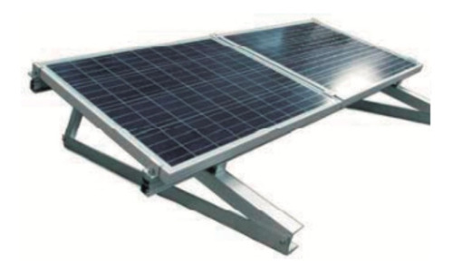 Estructura P/panel Solar 5w- 2 Bases