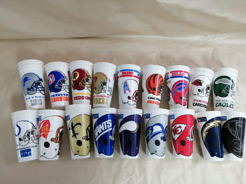 Vasos Coleccion Nfl Vintage Varios Equipos Promos Ice Montan