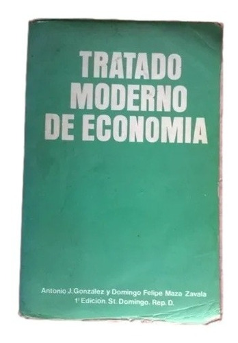 Tratado Moderno De Economia Maza Zabala E11 C12