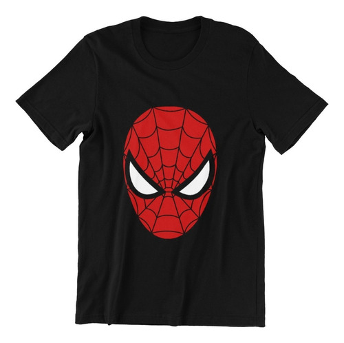 Polera Unisex Spiderman Araña Avengers Mascara Estampado ALG