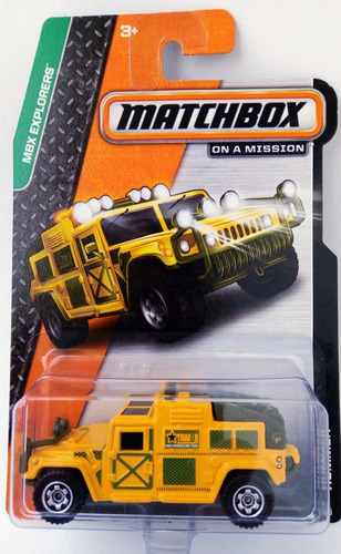 Matchbox Hummer 48/120 Amarillo