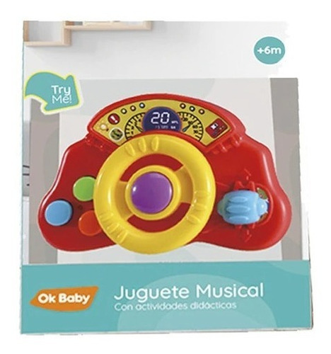 Mini Volante Musical Ok Baby Nryj