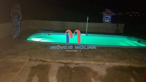Imagem 5 de 15 de Linda Chácara Com 2000m² Casa Piscina Em Condomínio - Bofete - São Paulo. - 1474