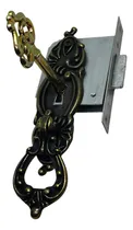 Comprar Fechadura Embutir + Puxador Colonial Móveis Antigos Roupeiro Dourado-escuro Fechadura Roupeiro Cu002F Puxador