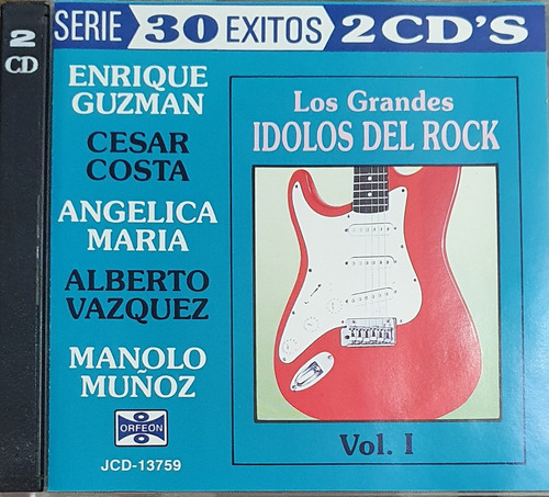 Cd Idolos Del Rock 2cds - Guzman Costa Angelica Vazquez Muño