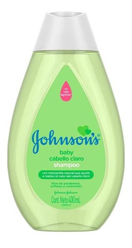 Shampoo Johnsons Baby Cabello Claro Original 400ml