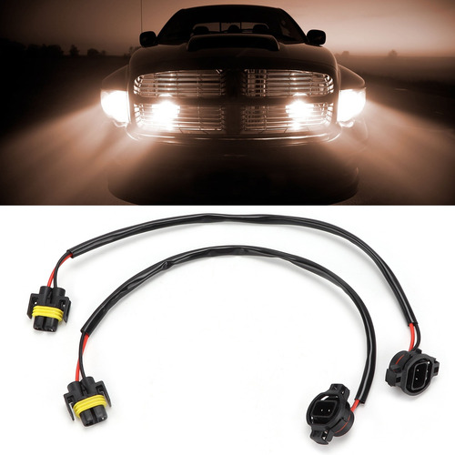 H16 5202 Macho A Hembra H11 Conector Pigtail Faro Antiniebla