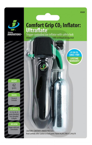 Inflador Ultraflate Plus + Garrafa G2628 Genuine Innovation