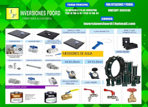 Imagen 1 de 7 de Ferretería,construcción,herramientas,tubos, Medidor De Agua