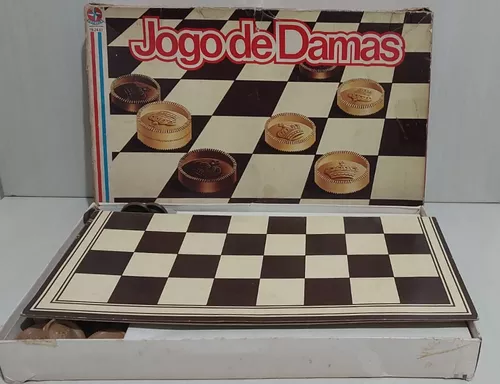 Jogo Damas Estrela Antigo !