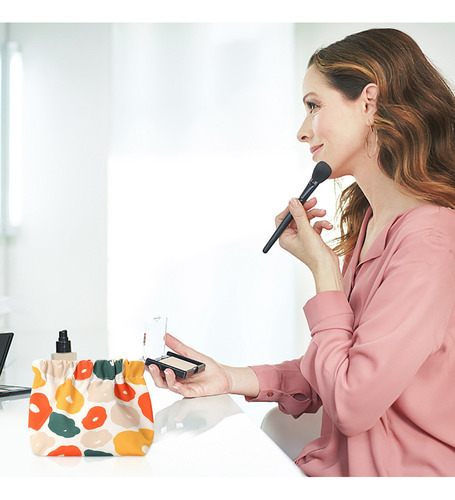 ( Bolsa De Almacenamiento For Lápices Labiales Con Estampado