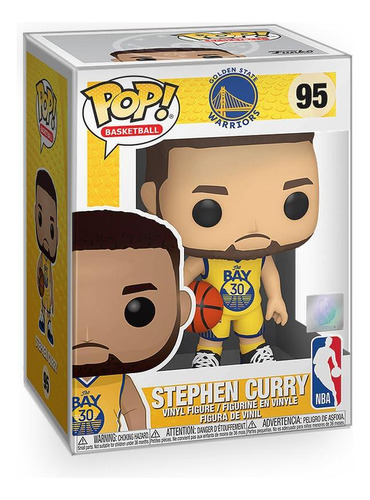 Figura De Vinilo Stephen Curry Golden State Warriors 10 Cm