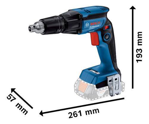 Atornillador Drywall 1/4 Brushless Bosch Gtb 185-li Sin Bat