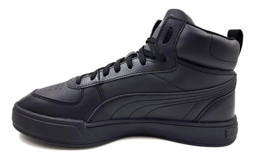 Imagen 2 de 4 de Tenis Puma Cavallero Caven Mid Negro Mod. 38584304 Original