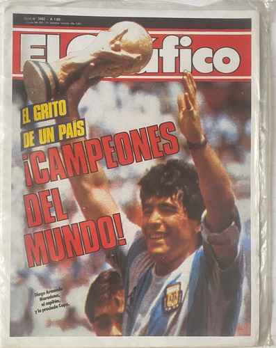 Tapas El Gráfico, Campeones Del Mundo 1978 1986 Fútbol, Cr06