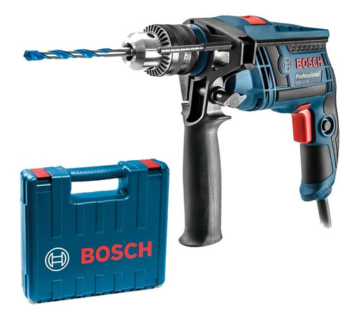 Taladro Percutor Gsb 13 Re 13mm Bosch 650w Con Maletin 