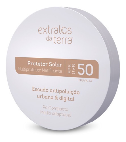 Pó Compacto Fotoprotetor Fps50 12g Extratos Da Terra