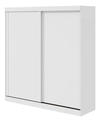Guarda-roupa 2 Portas De Correr 2 Gavetas Easy Light Branco Branco