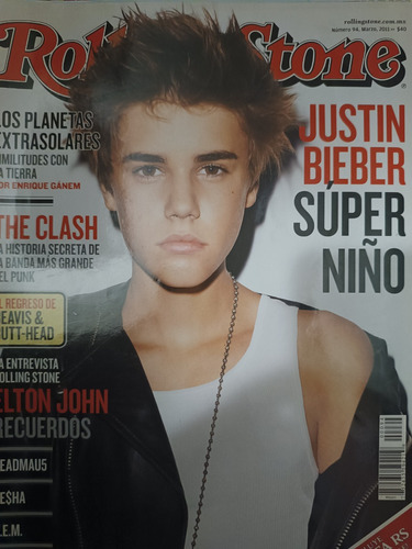 Revista Rolling Stones Justin Bieber