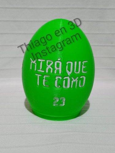 Huevo Contenedor Golosinero Impresión 3d