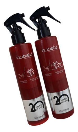 Kit 2 Liso Imediato 255ml Efeito Liso - Hobety
