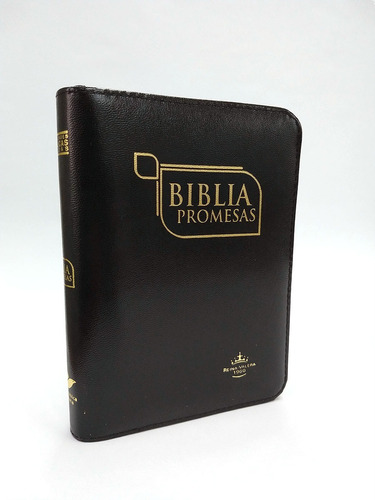 Biblia Reina Valera 1960 Cierre Canto Dorado Promesas Negro