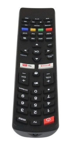 Imagen 8 de 10 de Control Compatible Con Pioneer Rc311s Smart Tv Led Netflix