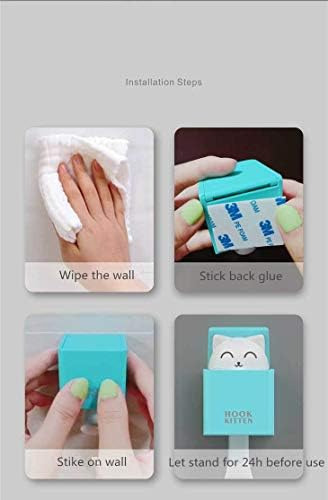 Gautsa Lindos Ganchos De Peek-a-boo, Auto Adhesivo, Gato Pop