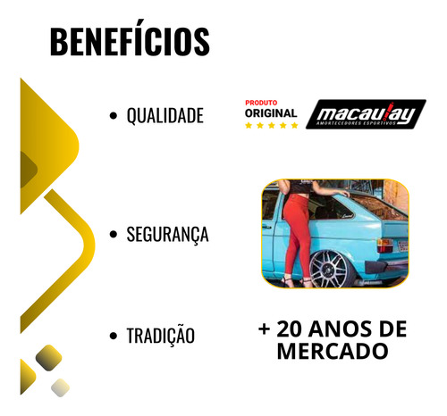 Sistema De Suspensão Rosca Slim Vw Gol G1 G2 G3 G4 Rebaixar