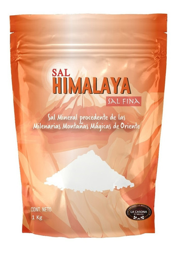 Sal Rosada Del Himalaya Fina - 1 Kg