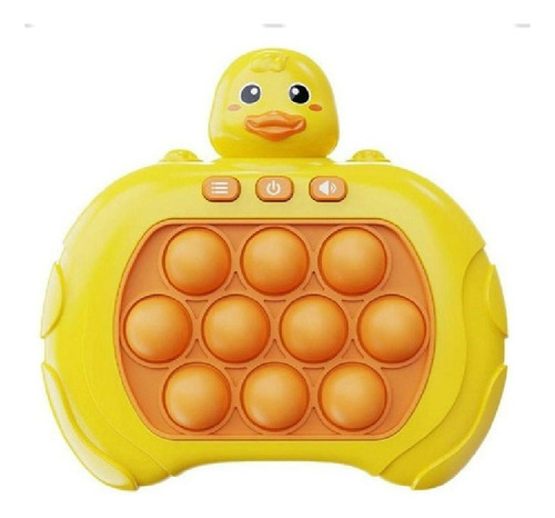 Pop-it Mini Gamer Console Anti Stress Eletrônico Infantil Cor Amarelo