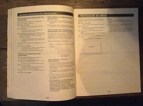 Imagen 5 de 6 de Manual De Isntruccion De Uso Sanyo Vwm - 360