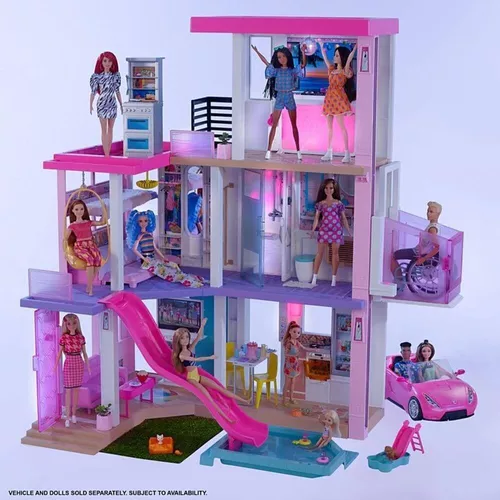 Casinha 80 cm Grande Casa Malibu Barbie - Colore - Casinha de